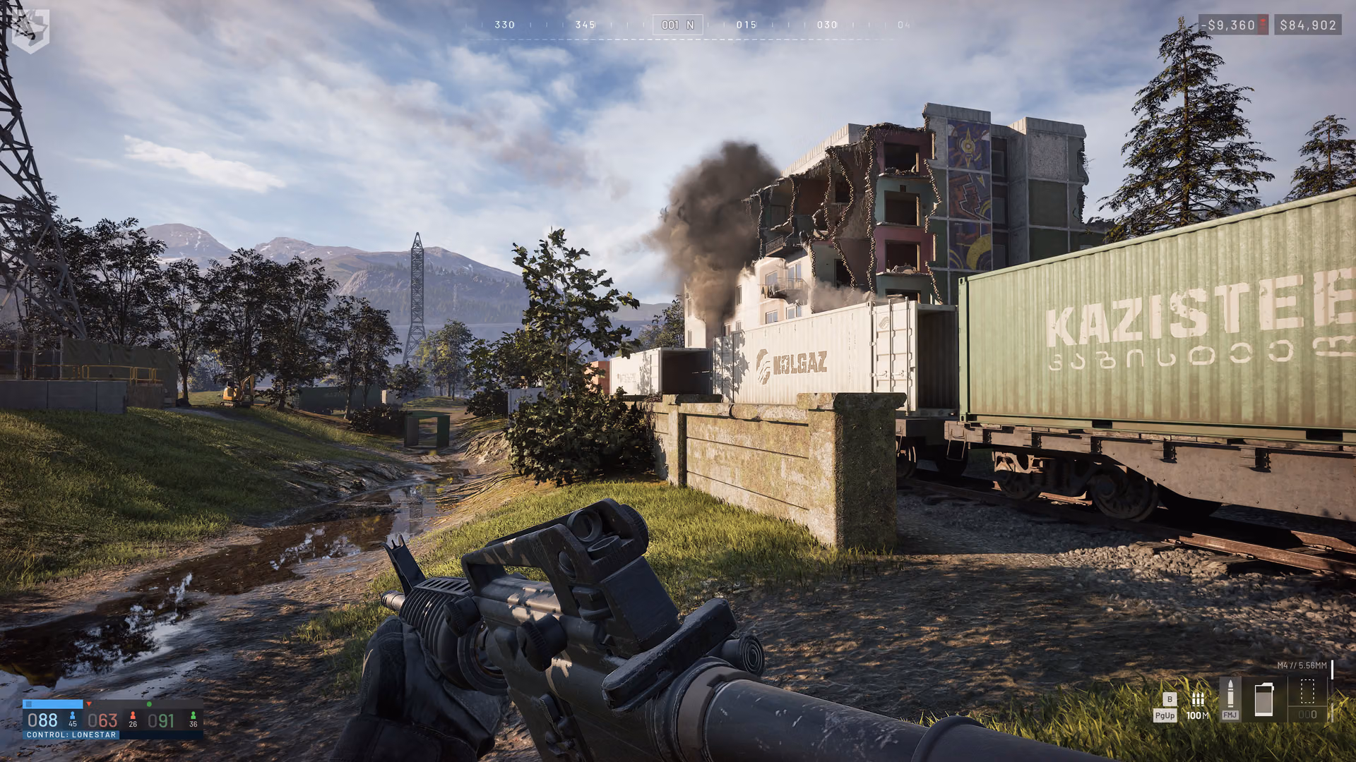 WARDOGS destruction and control-zone screenshot from archived media